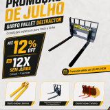 Condições especiais em toda a linha de Garfos Pallet Deltractor